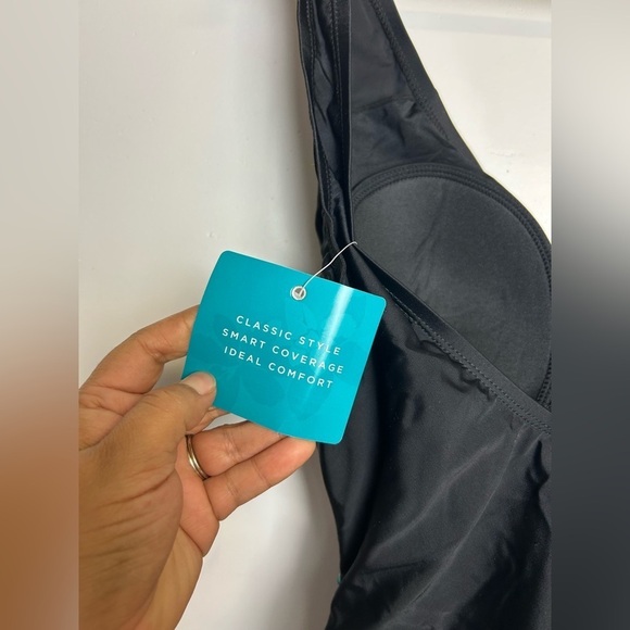 VTG Y2K Beach Belle Swimsuits for All Women's Plus Size 14 Surf print One Piece - Picture 7 of 12